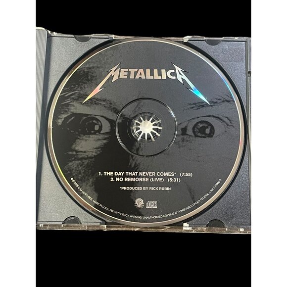 2008 Metallica The Day That Never Comes Single CD Rare OOP No Remorse Live - Picture 4 of 5